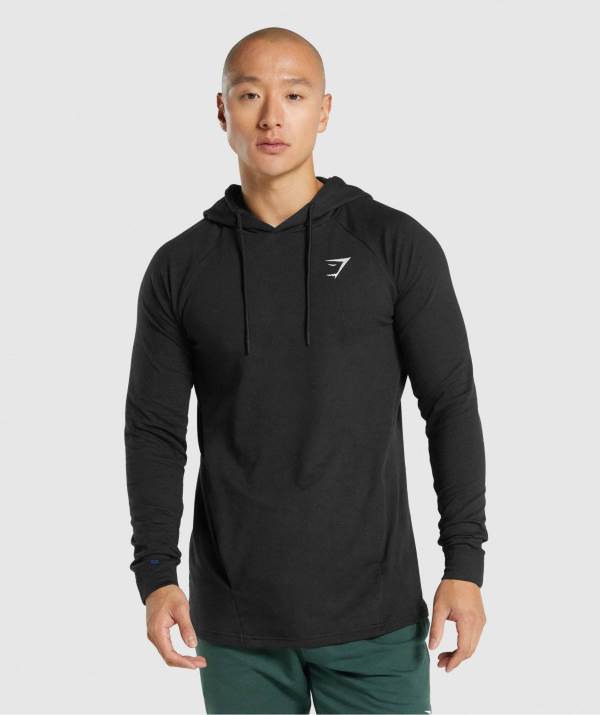 Panske Mikiny S Kapucňou Gymshark Critical 2.0 Čierne | BG4073862